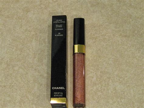 chanel lip gloss 19 blizzard|discontinued chanel lip gloss.